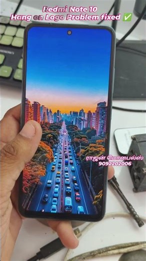Redmi Note 10 Hang on Logo Restart Problem Ready 😎 DM-9092202006 #redminote10 #hangonlogo #cpureball