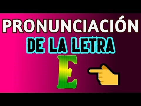 PRONUNCIACIÓN DE VOCAL ( E )EN PALABRAS EN INGLÉS