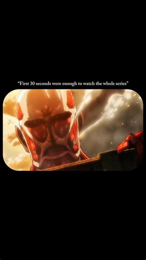 “30 Seconds Was Enough to force me to watch this anime” | 4k cinematic edit #aot