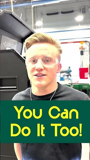 He's starting a great job as an Automation Technician!