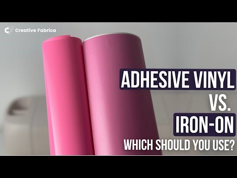 Adhesive Vinyl vs. Iron-On Which Should You Use for Cricut Crafts ✂️