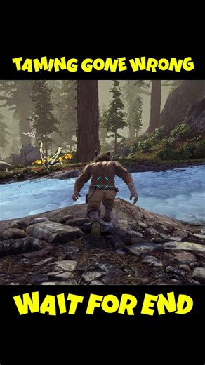 Taming Under Ground Queen 🔥 ARK Primal Fear Redwood Survival #ark #viralshorts #viral #arksurvival