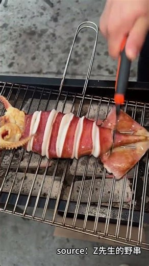 Grilled Squid: A Fresh & Flavorful Delight 超新鲜烤鱿鱼