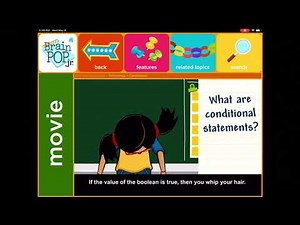 Brainpop Jr. Weird Segment about Booleans