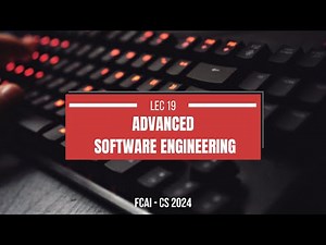 CS352: Advanced Software Engineering || Lecture 19 || 2022