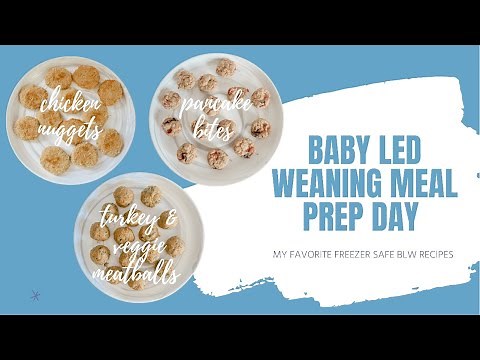 Baby Led Weaning Meal Prep With Me! | Easy Freezer-Safe Recipes
