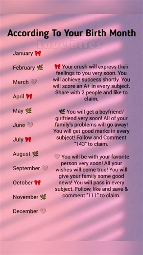 What does your birth month say about your future? ✨ #trending #trendtoreview