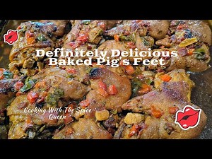 Baked Pig's Feet Cooking Recipe - So Tender!