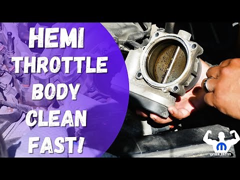 how to clean 5.7 hemi throttle body