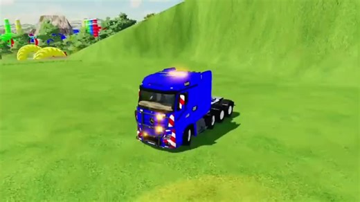 Transporting colorful trucks and tankers with a colorful tow truck. #CarAnimation #KidsAnimation #AnimationVideo #Cars #gamedaily