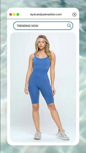 Seamless Rib Romper Jumpsuit Set