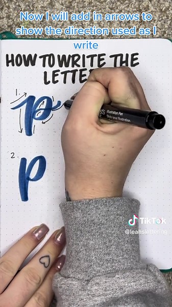 How to Write the Letter P in Calligraphy: Step-by-Step Tutorial