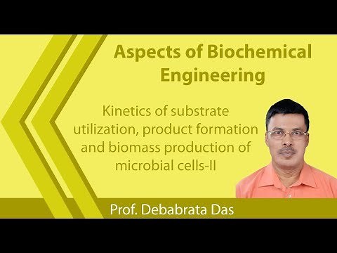 Lecture 32: Kinetics of substrate utilization, product formation and biomass production of microbial