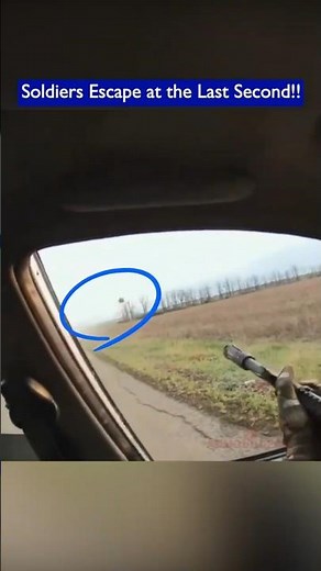 FPV Drone Slams Into Vehicle But Fails to Detonate – Last Second Escape!