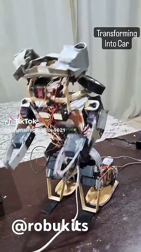Make transformer using arduino and servo motors #college #robotics #electronics #viral #foreyoupage #foryou #fyp