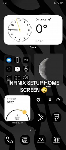 Infinix Setup Home Screen Tips and Tricks