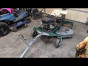 DIY atv/utv pull behind Brush mower part 2, in action and upgrades