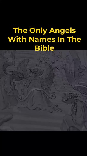 The only angels with names in the bible #biblestoriesexplained #fyp #fypage #foryou #foryoupage #bible #biblicalcharacter #biblecharacters #faith #christian #biblestories #angels