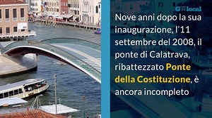 22K views · 103 reactions | Continuano le polemiche sul ponte di Calatrava a Venezia (Da La Nuova di Venezia e Mestre) | Repubblica TV | Facebook
