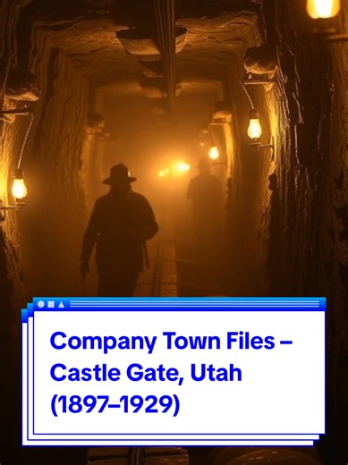 Company Town Files – Castle Gate, Utah (1897–1929) Company towns Labor history Coal mining strikes Company scrip Union battles Industrial disasters Forgotten workers Corporate control history Workers rights history #companytown #history #truestory #coalmining #workersrights