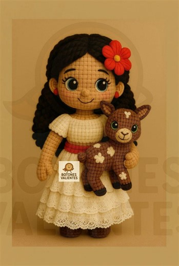 Puerto Rican Amigurumi Doll -bomba Girl Crochet Pattern Classic White & Red -instant PDF Download - Etsy