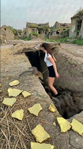 Las ardillas siguieron a la niña.