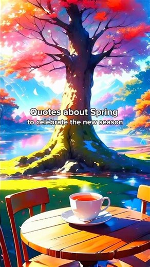 Quotes about Spring 🌸🍵