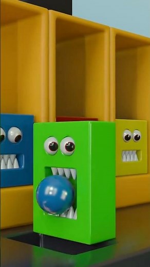 These Funny Monster Boxes Love Eating Balls! 🤪