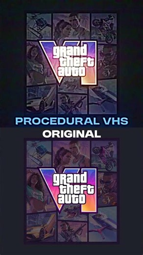 GTA 6 But It's on A VHS Tape (Procedural VHS for DaVinci Resolve 21)