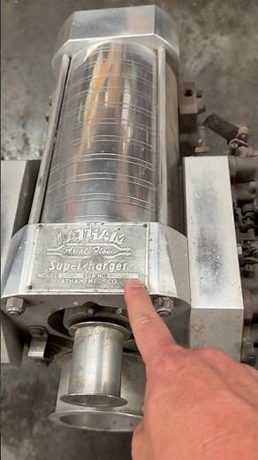 LATHAM Axial Flow Supercharger Bench Test and Brief History