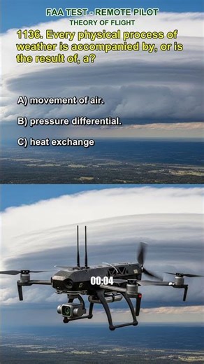 FAA TEST-REMOTE PILOT Every Physical Process Weather #aviation #shorts #test
