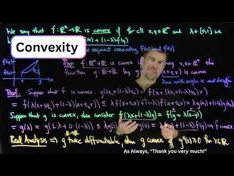 Convex Functions on Euclidean Space