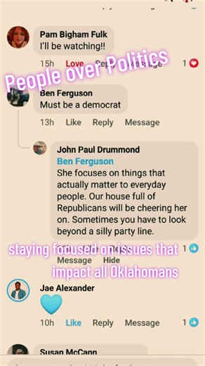 People over Politics. Im working hard on the issues and challenges that affect our communities.