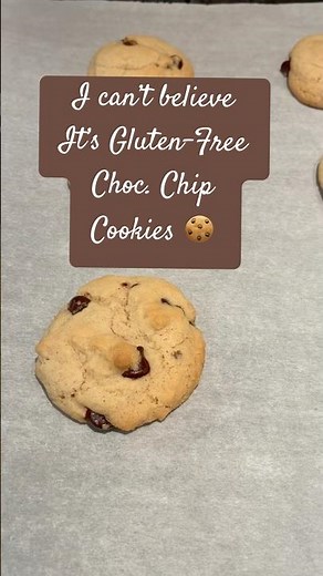 I can’t believe it’s gluten-free! chocolate chip cookies 🍪 #glutenfree #glutenfreebaking