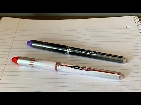 Uni-ball vision elite review! My most requested pen!