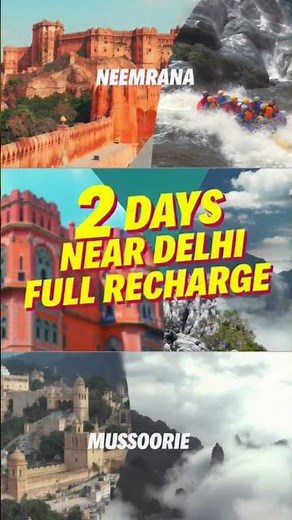 2 DAYS | NEAR DELHI” Near Delhi weekend trip #facts #indianexplorers #indiaexploration