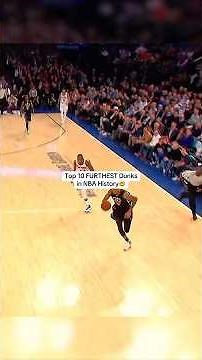 Top 10 FURTHEST Dunks in NBA History!🤯