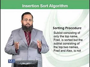 Insertion Sort Algorithm | Introduction to Computing | CS101_Topic102