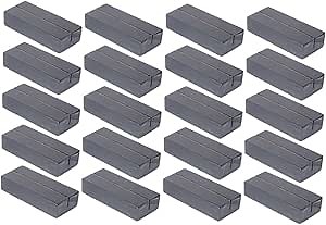 40pcs Wood Table Number Holders, 2.7x0.98x0.7in, Reusable Sign Holders for Wedding, Party, Shop Decor