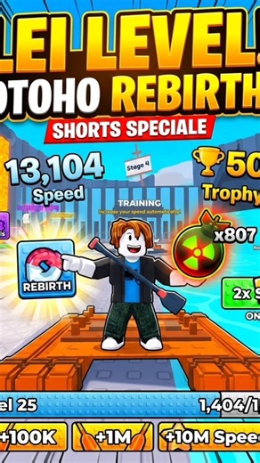 LEVEL 25 13K SPEED FAIL! 😱 Shark Lava Death + Rebirth?? #RobloxBD