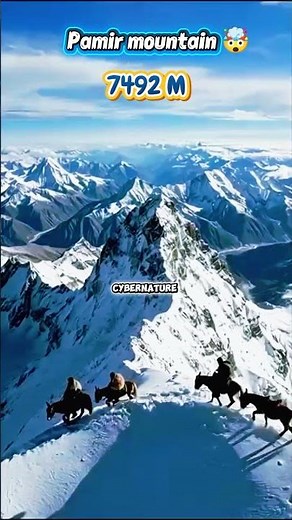 The highest mountain in Afghanistan🤯(PAMIR 🏔️). #mountains #afghanistan #pamir #nature
