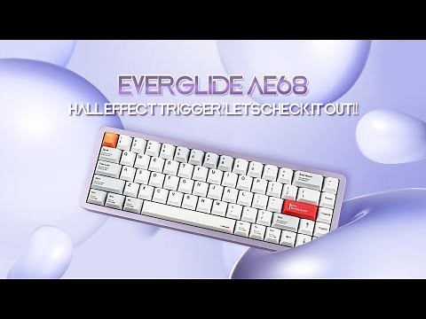 Hall Effect Trigger 👀 Check it out Everglide AE68 💖