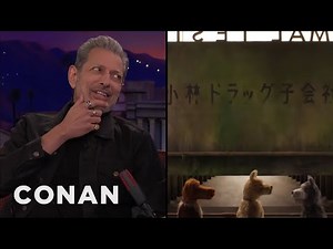 Jeff Goldblum Recorded His Part In "Isle Of Dogs" Over The Phone | CONAN on TBS