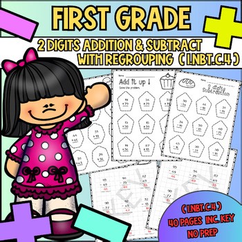 1st & 2nd Grade | 2 Digits addition & Subtraction | First week of  school
