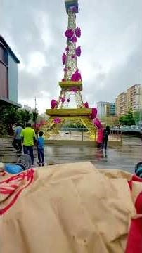 Mini Eiffel Tower at Pavilion Mall Pune 🇮🇳✨ #Shorts