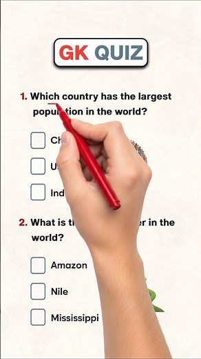 General knowledge quiz 🌎 #Quiz #Trivia #GkQuiz #generalknowledge