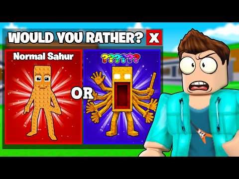 WOULD YOU RATHER IN STEAL A BRAINROT ROBLOX !!