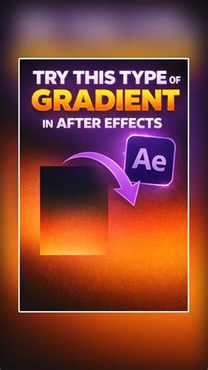 Try This Smooth Gradient in After Effects 😍 | Easy Trick #aftereffects #motiongraphics #gradient