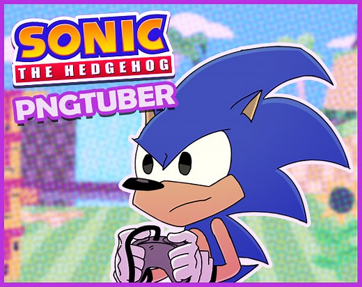 Sonic the Hedgehog PNGTuber Avatar by Kogasoft