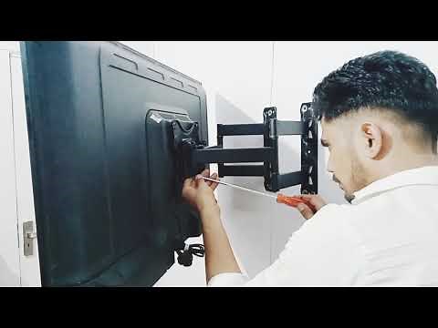 JBM MART P6 LED TV MOVABLE WALL MOUNT, MOVING STAND 32" TO 70" INCH